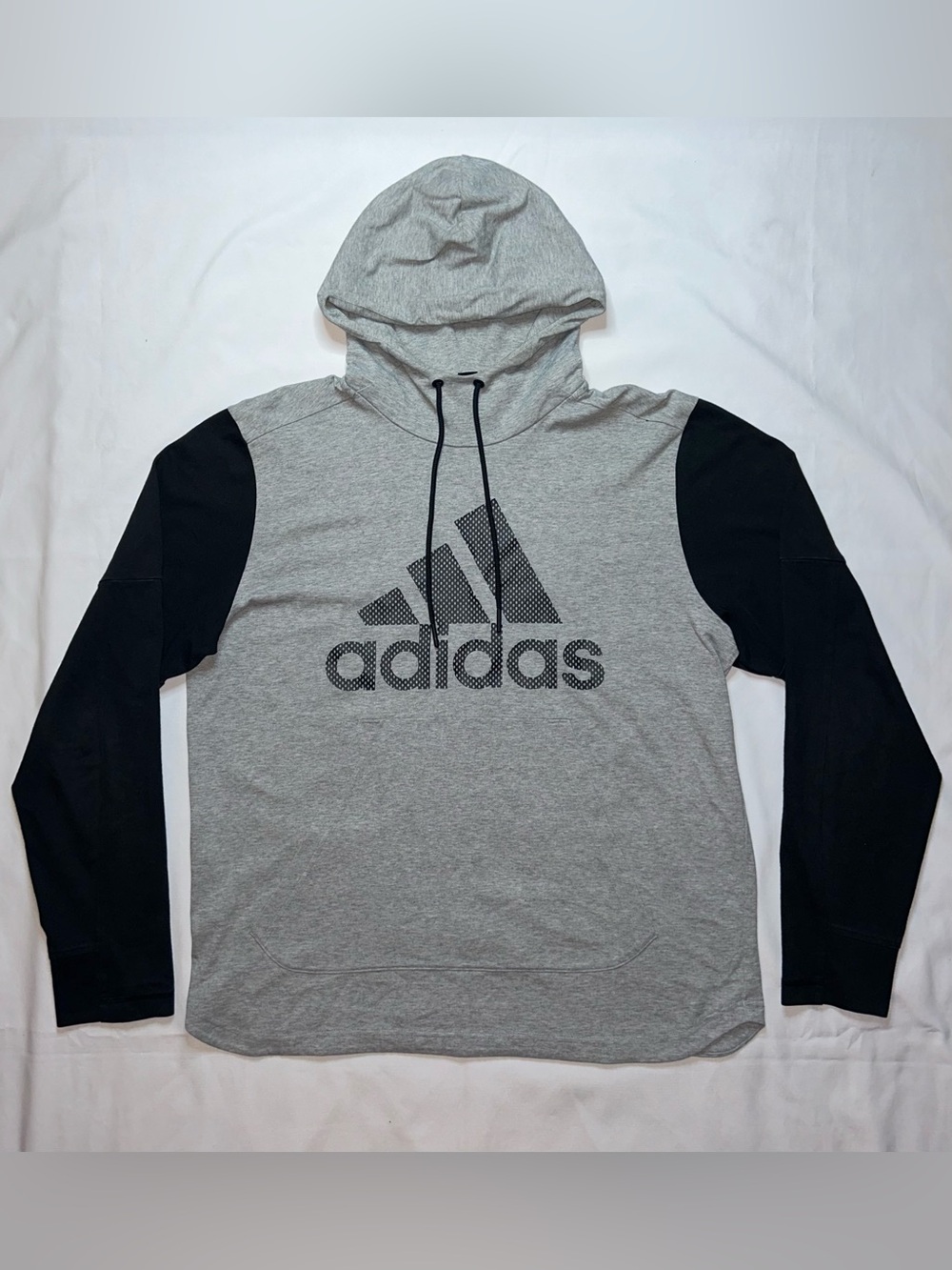 Adidas Gray Black Performance Hoodie Men’s L Gym